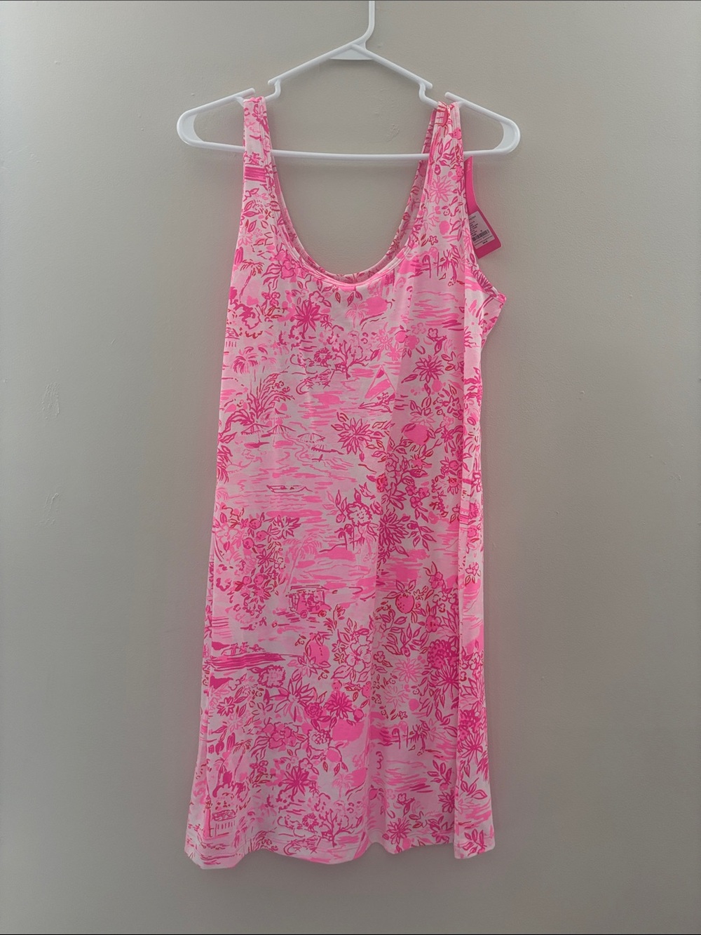 NWT Lilly Pulitzer Pink Floral Tank Dress